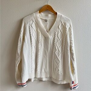 KULE 'The Ainsley' Cream/White Sweater XL
